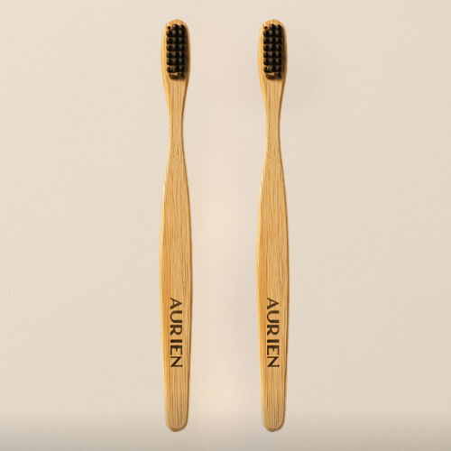 Aurien™ Bamboo Brush Set — Gentle • Eco • Dentist-Approved
