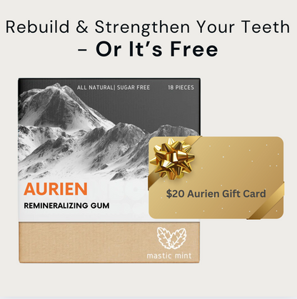 1 Pack Remineralizing Gum + $20 Gift Card